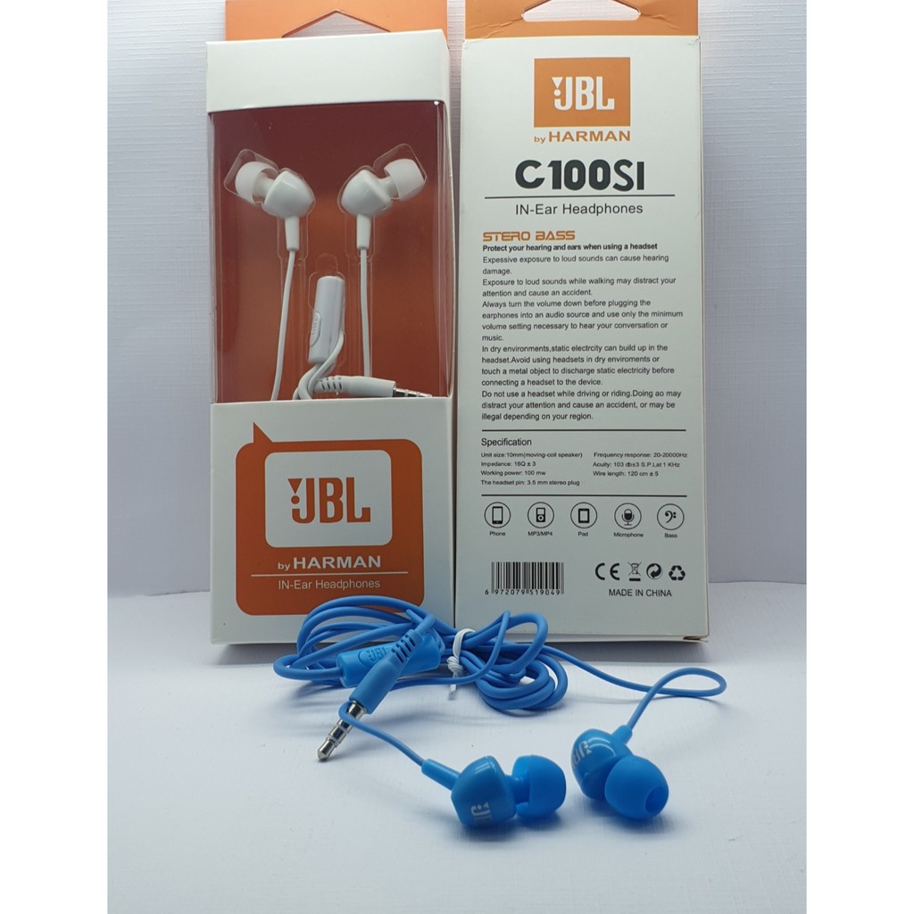 Handfree Tai Nghe Jbl C100Si Stereobass