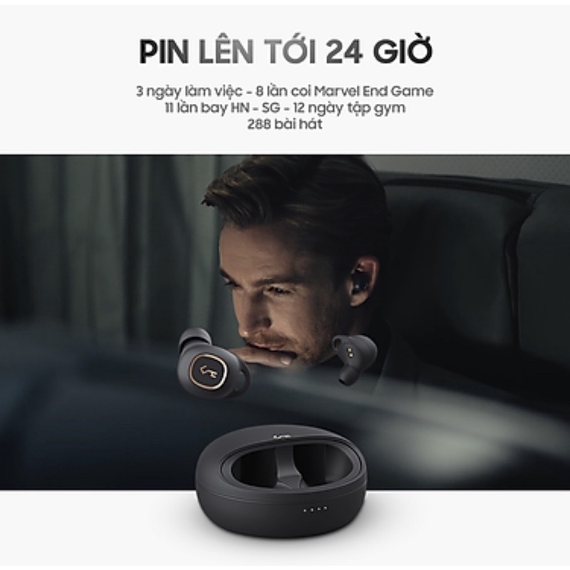 Tai Nghe True Wireless AUKEY EP-T10 Bluetooth 5.0 Hỗ Trợ Sạc Không Dây Chuẩn Chống Nước IPX5 - Hàng Chính Hãng-New