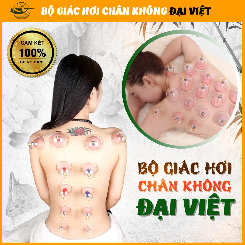 Bộ Giác Hơi 24 ly Đại Việt Đạt kiểm định an toàn sức khỏe kèm dây nối