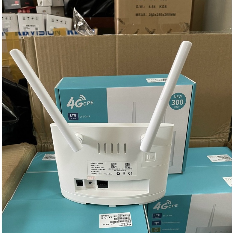 Bộ phát wifi từ sim 4g R311/N400/H300G Kết nối 32 thiết bị, lắp đặt camera, oto, xe khách - hàng nhập khẩu