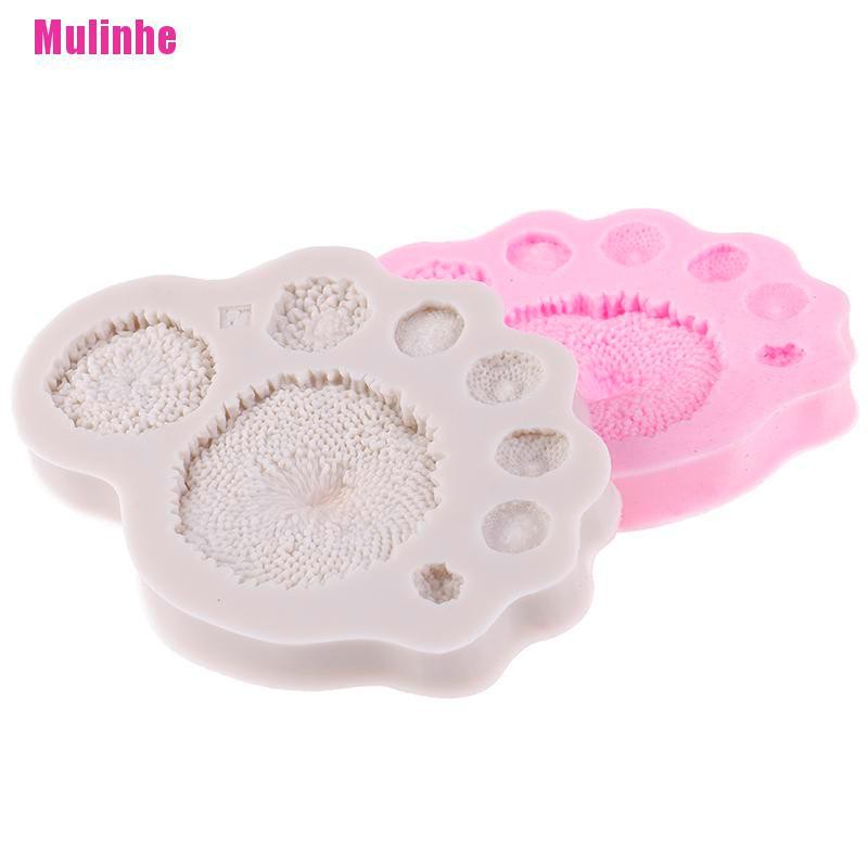 Khuôn Silicone Tạo Hình Hoa Hướng Dương Trang Trí Bánh Tiện Lợi