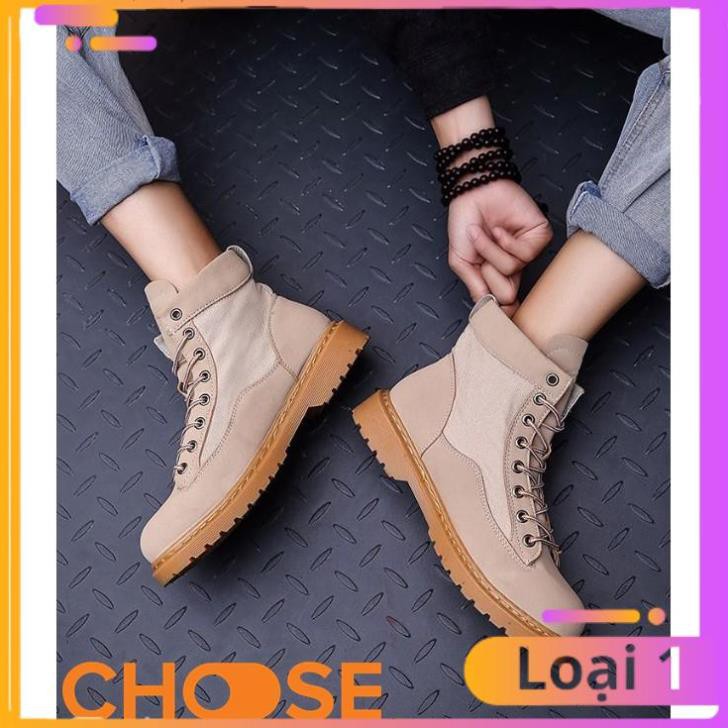 [Bản Mới Nhất] Giày Nam Boot Nam Cổ Cao Choose Màu Trơn Bụi Bặm G2616 | BigBuy360 - bigbuy360.vn