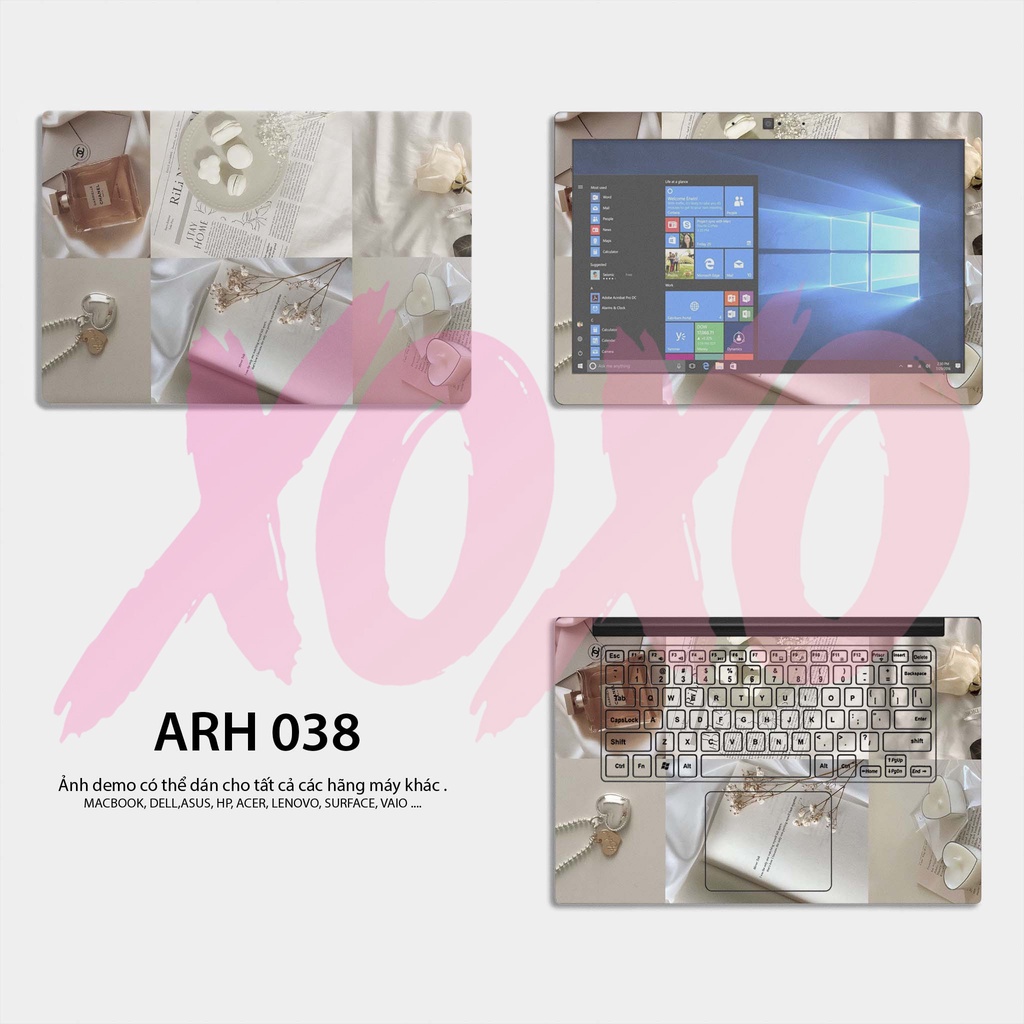 Miếng Dán Skin Laptop Mẫu Vintage - Inbox tên model laptop để đặt hàng