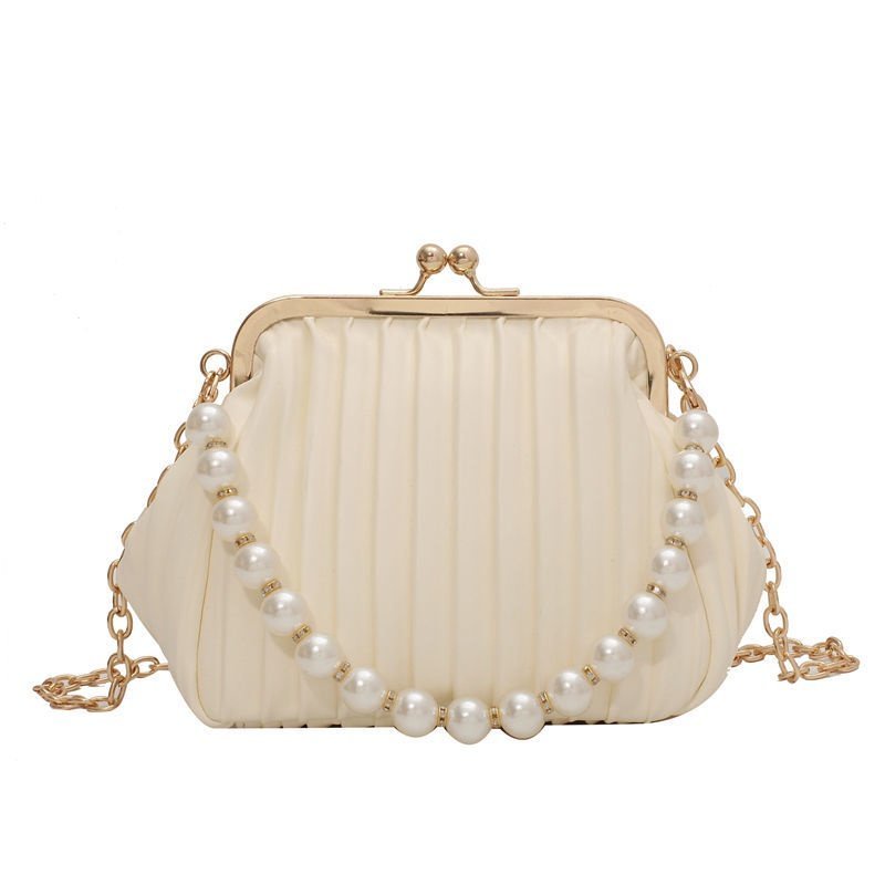 Túi đeo vai HAPPY HOMLIV Đính Ngọc Trai Nhân Tạo Thời Trang Mùa Hè 2022