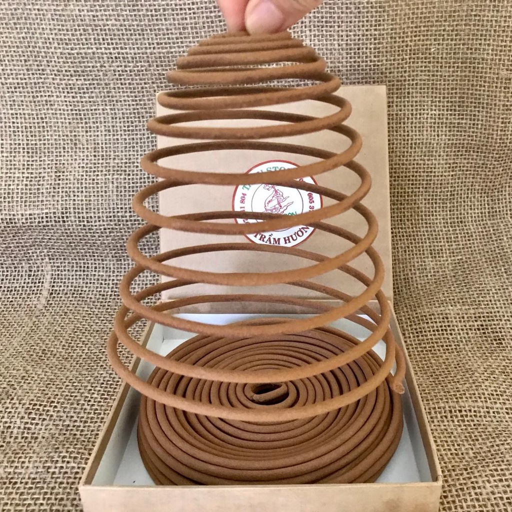 NHANG VÒNG TRẦM HƯƠNG 24H RƯỠI (24,5H)- THƠM MÙI TRẦM NGUYÊN CHẤT, THẮP THỜ CÚNG, TẨY UẾ HIỆU QUẢ- TANU STORE