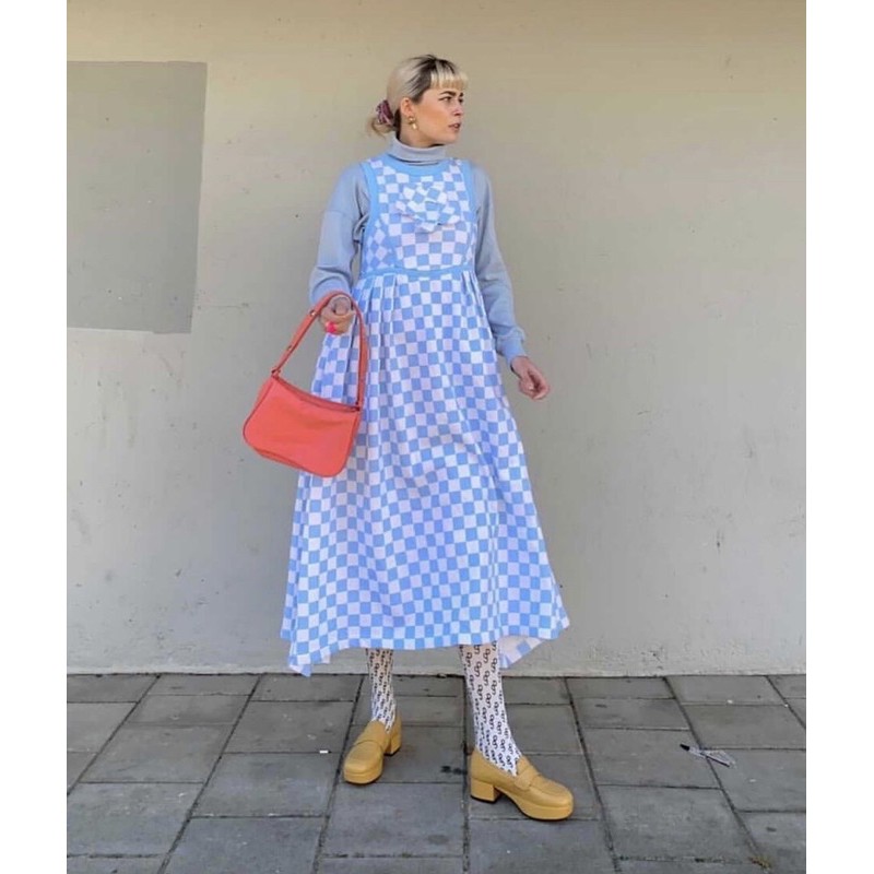 Giày Platform Squre Loafer