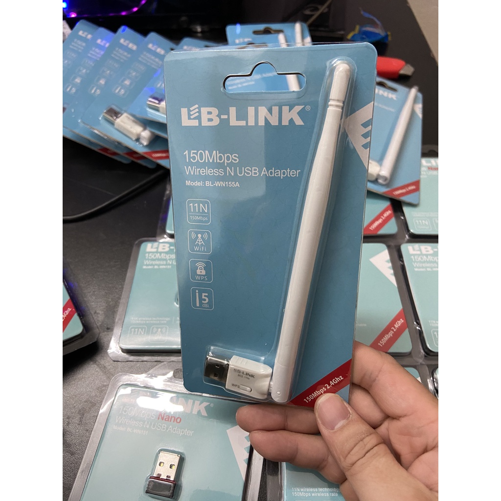 ❤️KeyyStore❤️ USB Wifi Bộ thu wifi LB-LINK BL-WN151 WN155A tốc độ 150Mb giá rẻ Thiết Bị Thu, USB bắt sóng wifi đa năng