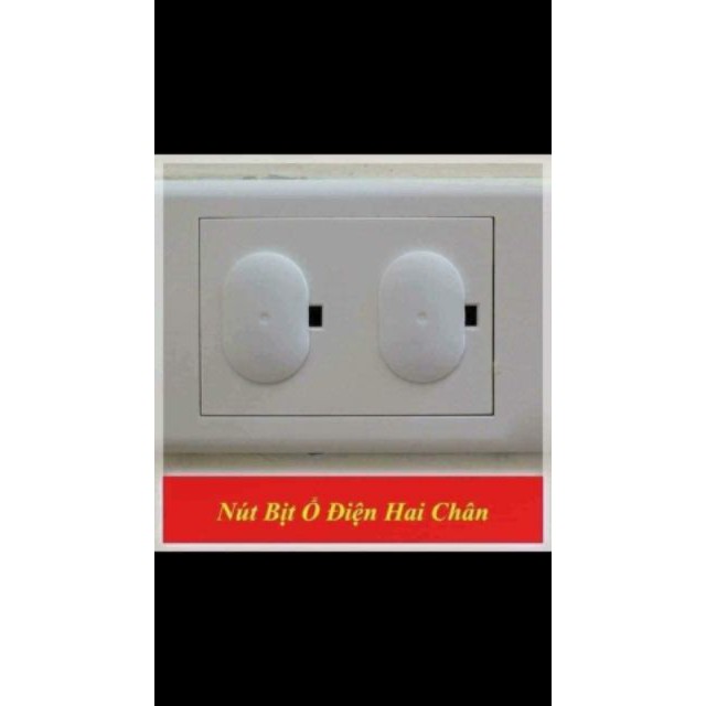 1 CHIẾC NÚT CHE Ổ CẮM ĐIỆN GIÚP BÉ LUÔN AN TOÀN KHI VUI CHƠI