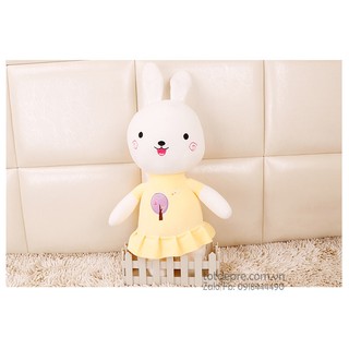 Thỏ bông mềm mặc váy 35cm