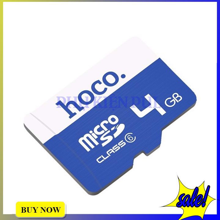 Thẻ nhớ Micro sd class 6 Hoco 4gb - blue
