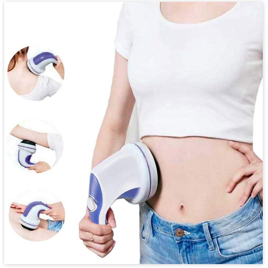 máy massage, Máy Matxa Cầm Tay RELAX TONE 5 Đầu Matxa Thư Giãn Cơ Thể, Giúp Đánh Mỡ Thừa Tích Tụ Lâu Năm - BH 1 Đổi 1