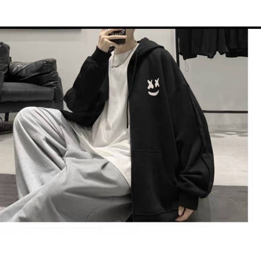 [FREESHIP] ÁO KHOÁC SWEATER NAM NỮ SMILE BRANDD CỰC CHẤT FORM RỘNG MŨ TRÙM ĐẦU SIÊU PHẨM HOT NHẤT NĂM