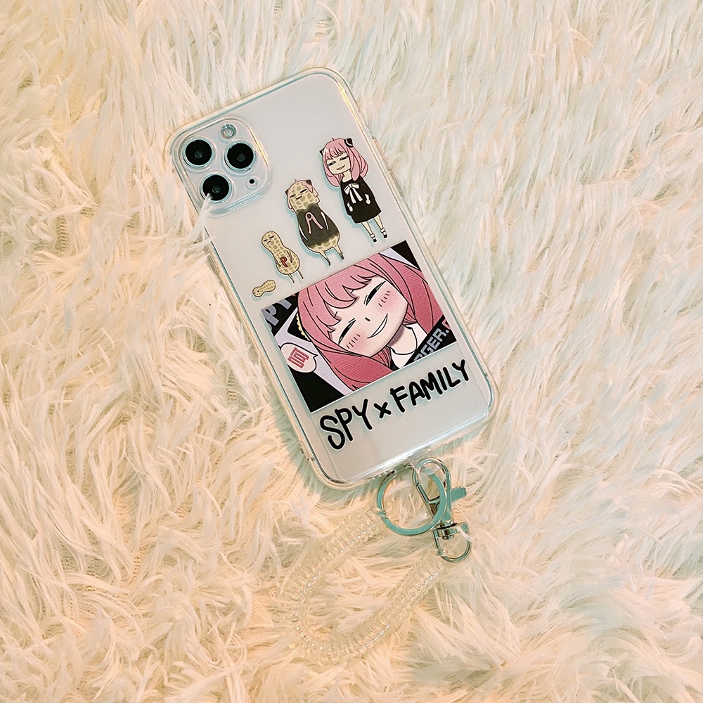 SPY×FAMILY Anya Forger Ốp Điện Thoại In Hình Peanut Ania Cho iPhone 14 MAX 11PRO 13PRO 12 78PLUS XS MAX 6SPLUS XR XS X SE202013 Ốp Điện Thoại Mềm Cho 14 MAX 12 mini 13 xr 6 x 11 pro max xs se2020 xsmax 7 8plus 6s