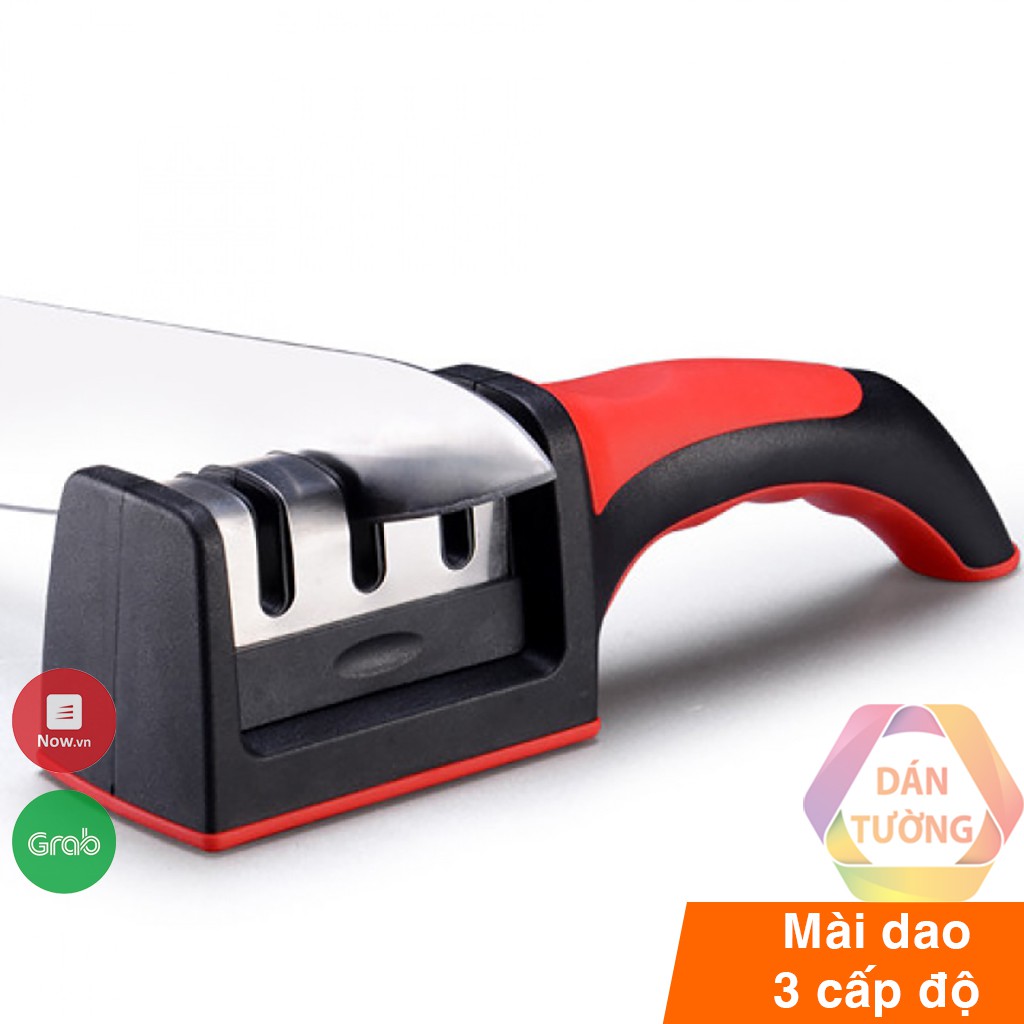 Dụng cụ mài dao 3 rãnh dễ dùng MDT, mài dao cầm tay 3 cấp độ dụng cụ nhà bếp tiện lợi dễ mài - M89