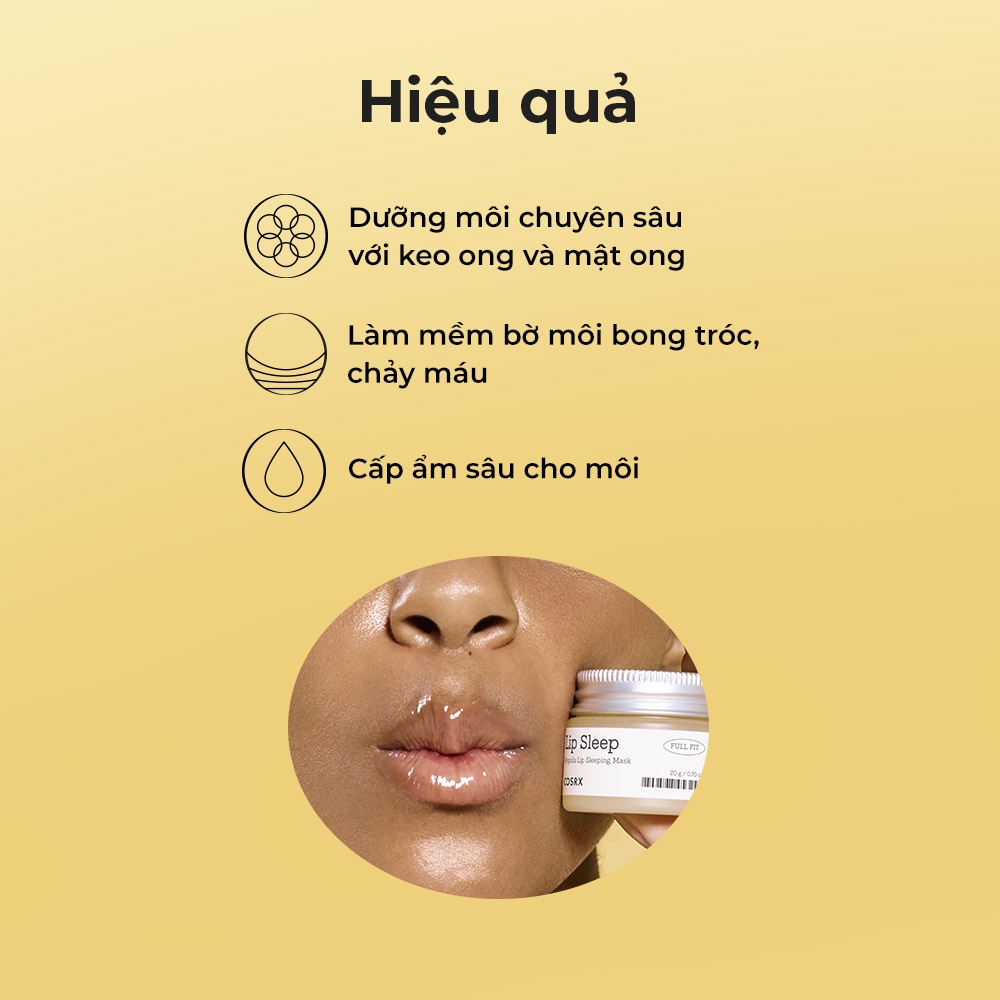 [COSRX OFFICIAL] Mặt nạ môi keo ong COSRX Propolis Lip Sleeping Mask 20g