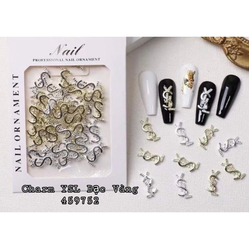 Charm thương hiệu trang trí móng mẫu đẹp