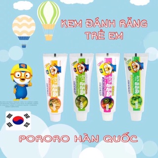 Kem đánh răng PORORO HÀN QUỐC cho bé, kem đánh răng trẻ em