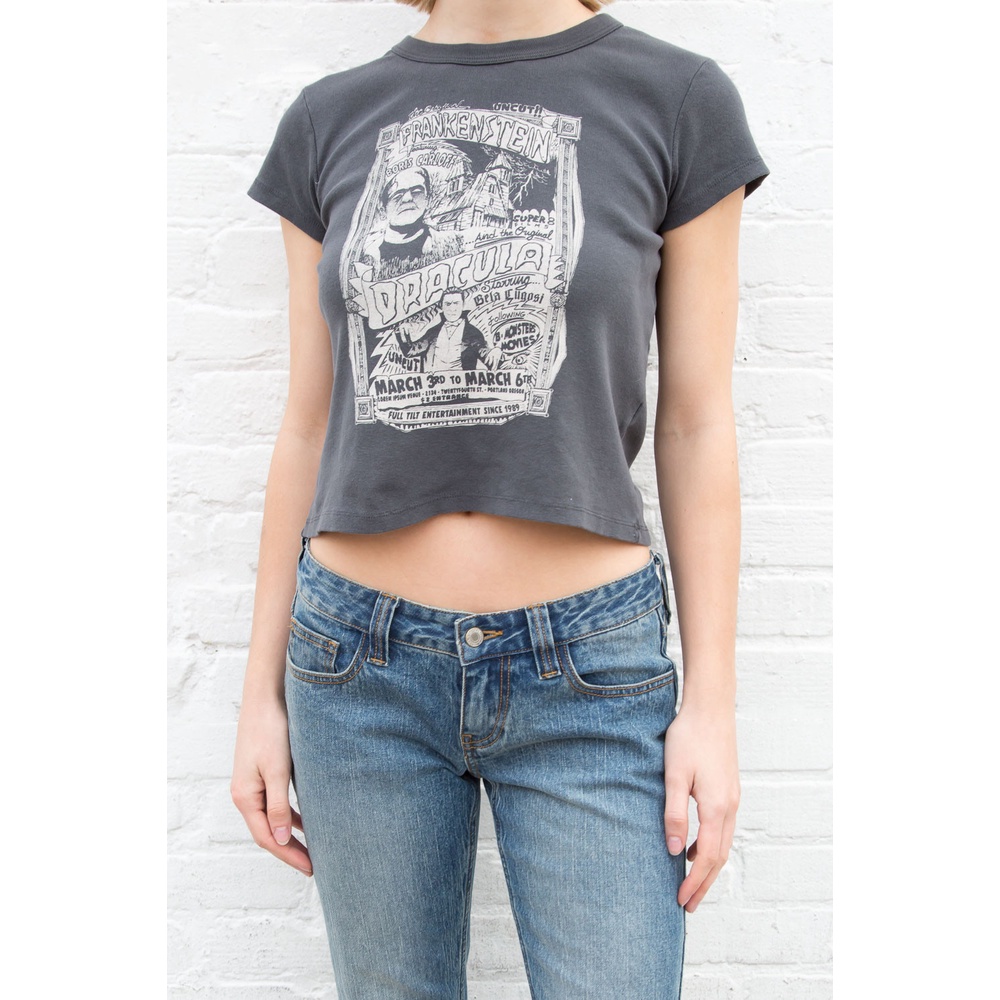 Áo Draculla top dáng lửng