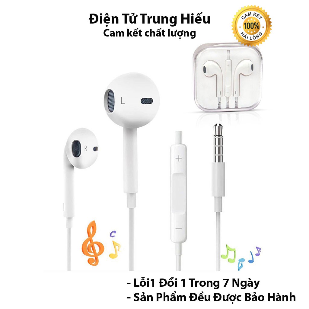 Tai nghe iphone 6/6s plus hàng cao cấp cam kết chất lượng- Bảo hành 6 tháng, lỗi 1 đổi 1 trong 7 ngày