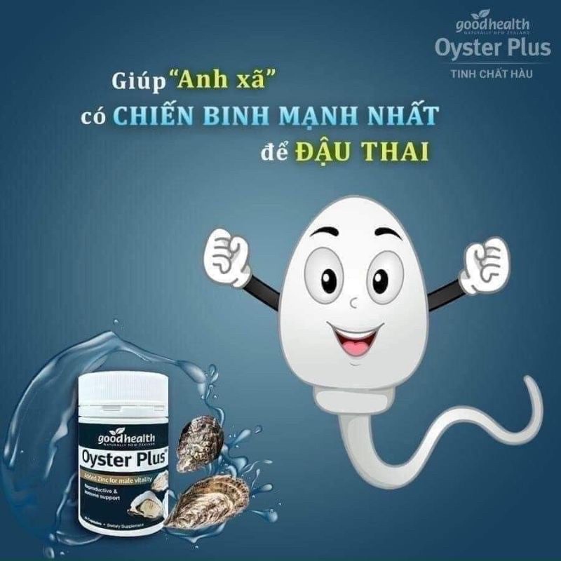 Tinh hàu Oyster Plus Goodheth tăng cường sinh lý nam giới