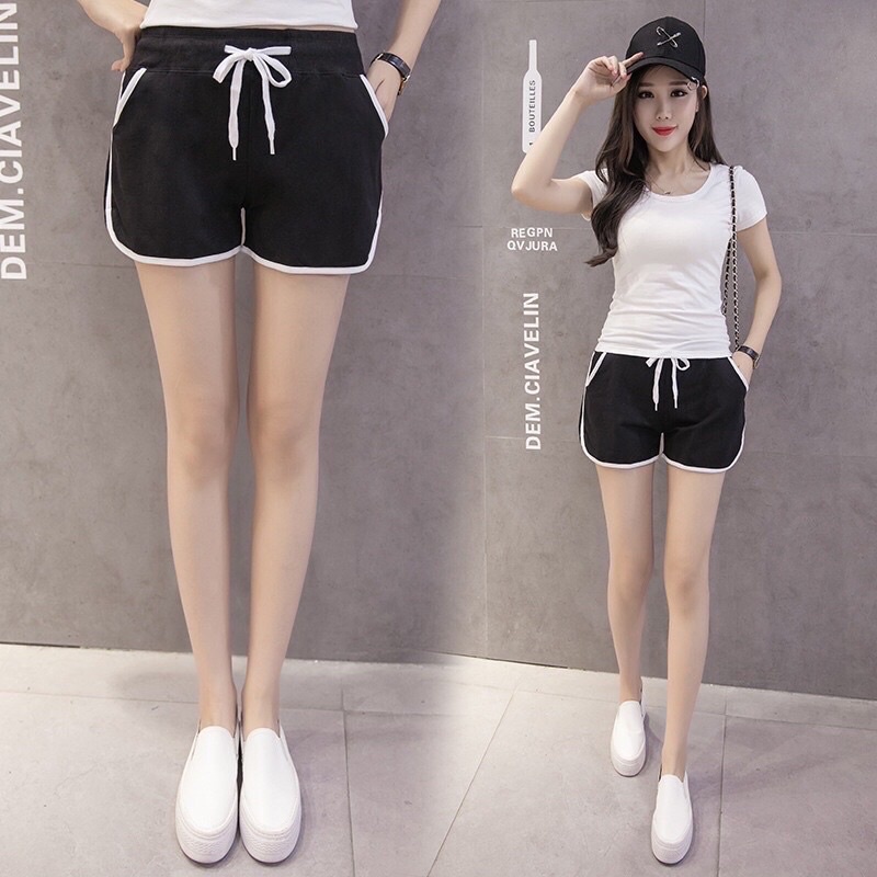 Quần short viền chất coton chuẩn sịn