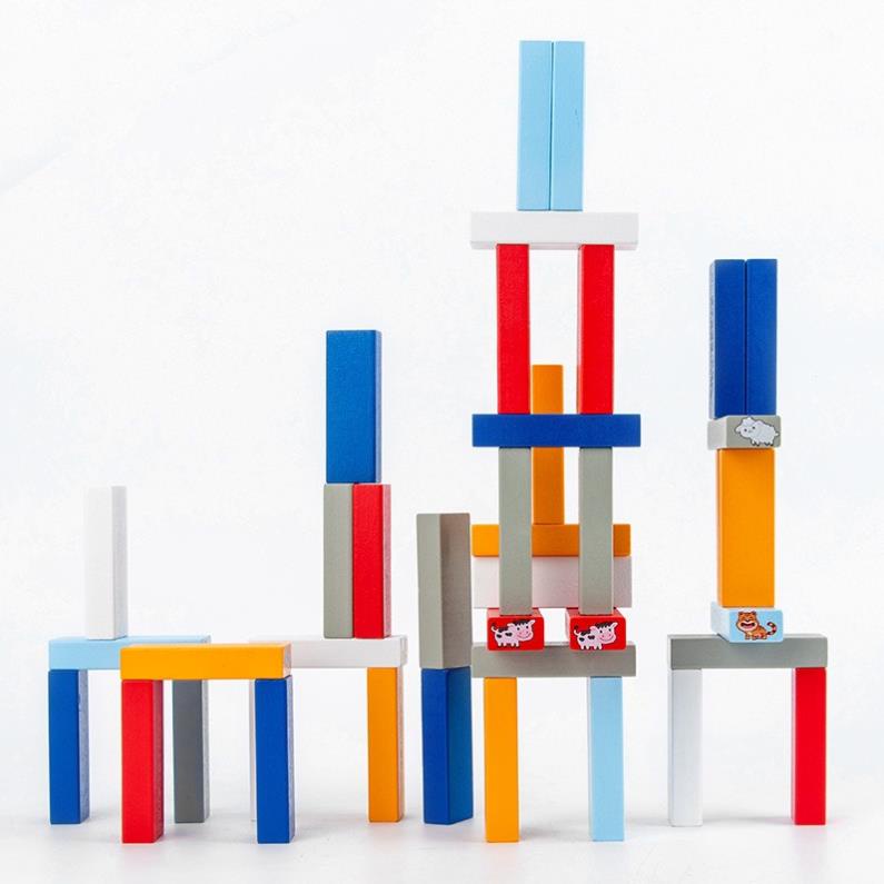 ĐỒ CHƠI RÚT GỖ 54 THANH CỠ LỚN CAO CẤP IN HÌNH NGỘ NGHĨNH - TOYS89