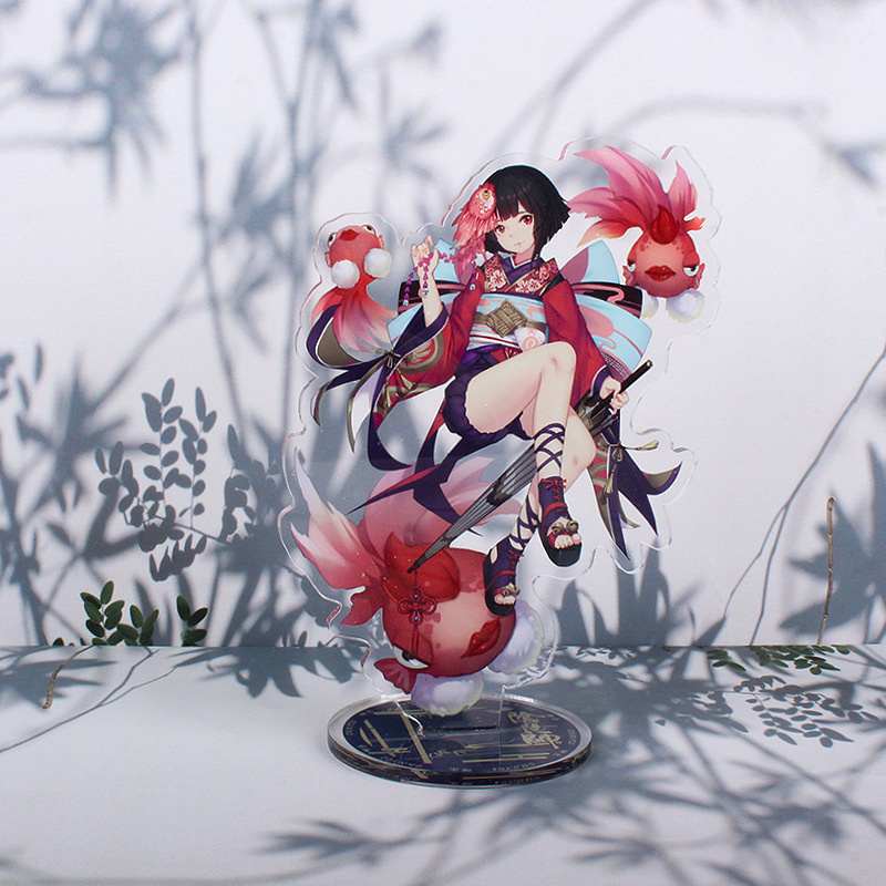 Mô hình nhân vật anime Onmyoji bằng acrylic trong suốt dùng trang trí độc đáo
