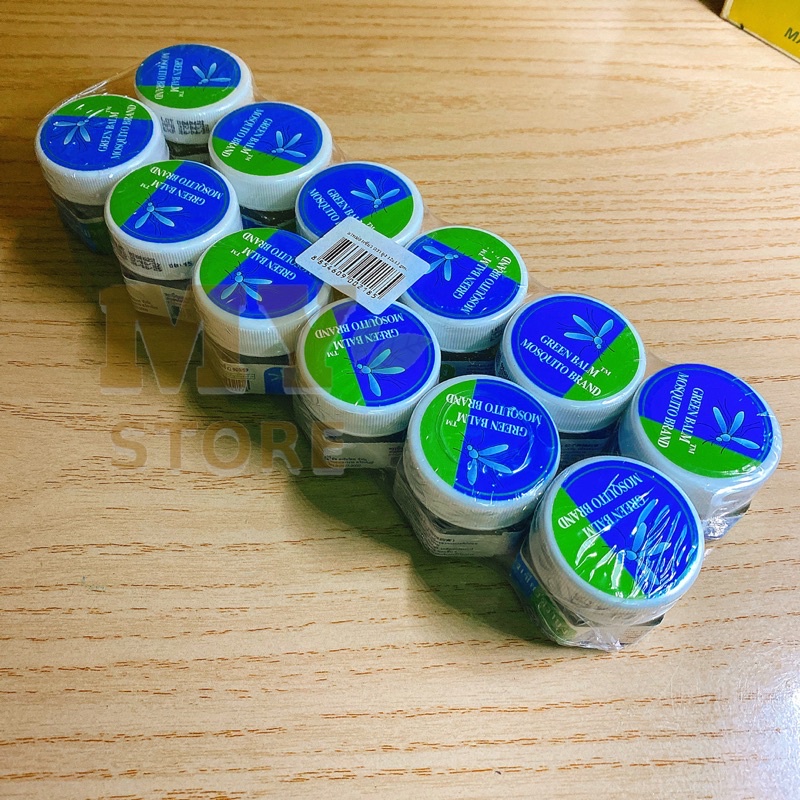 (Chính Hãng) Dầu Cù Là Chống Muỗi Green Balm Mosquito Brand Thái Lan 13g