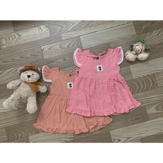 Váy bé gái tay bèo dễ thương cho bé từ 10-20kg