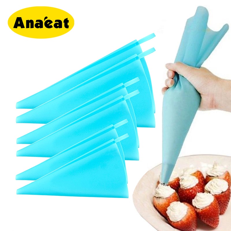 1 túi bắt bông kem trang trí bánh bằng Silicone
