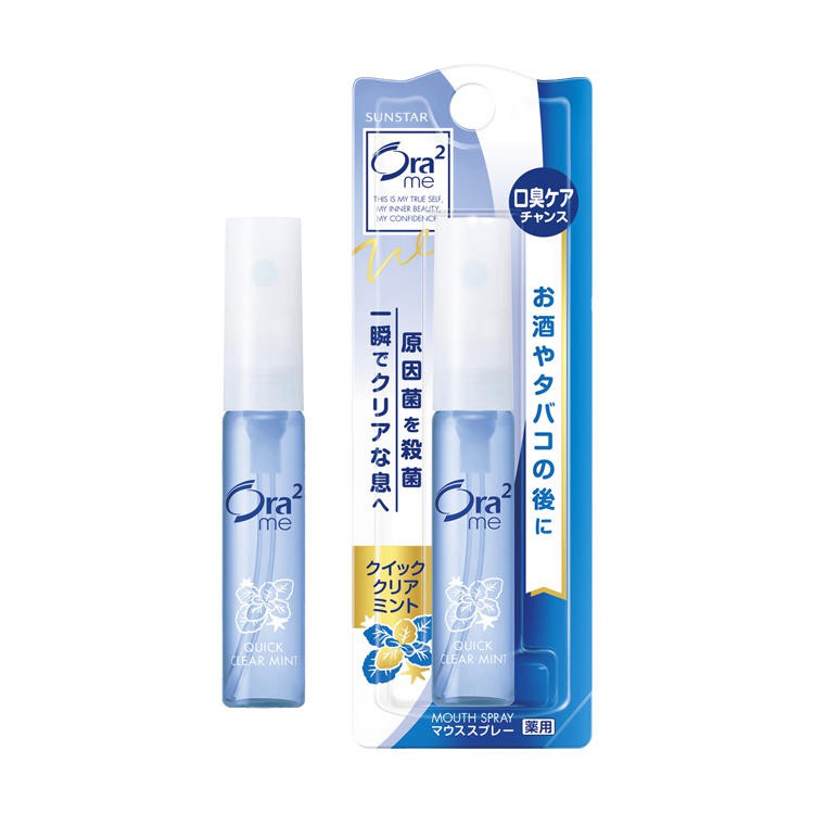 Xịt thơm miệng Sunstar ora2 6ml - Panda fukuoka -   khử mùi hôi miệng tức thời hiệu quả lâu