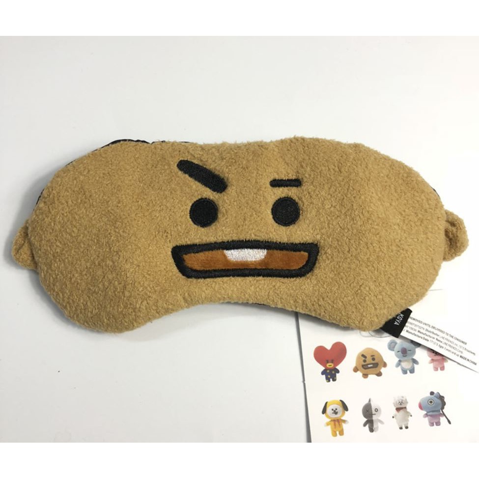 Bịt mắt bông BTS có lót siêu êm ái