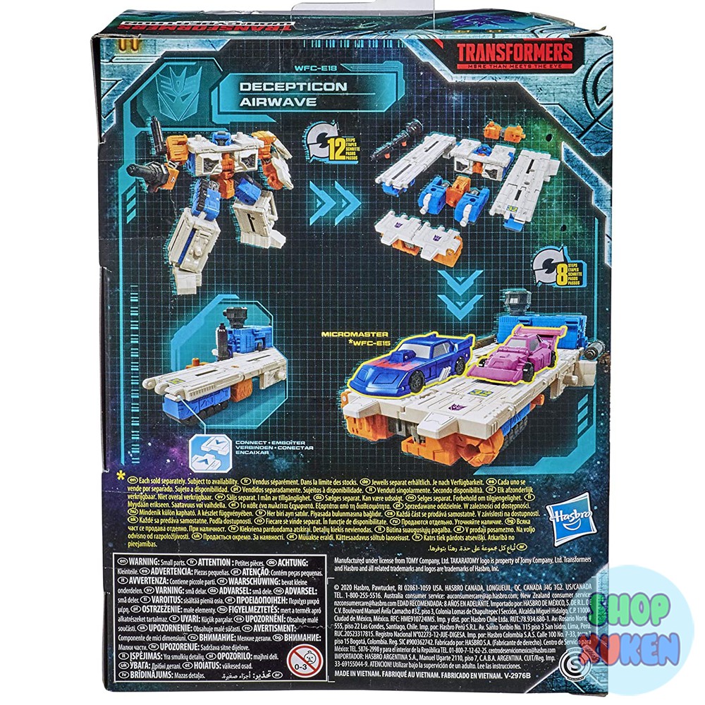 Earthrise AIRWAVE Robot Biến Hình Transformers Toys Generations War for Cybertron Deluxe Class - Mô hình Airwave WFC-E18