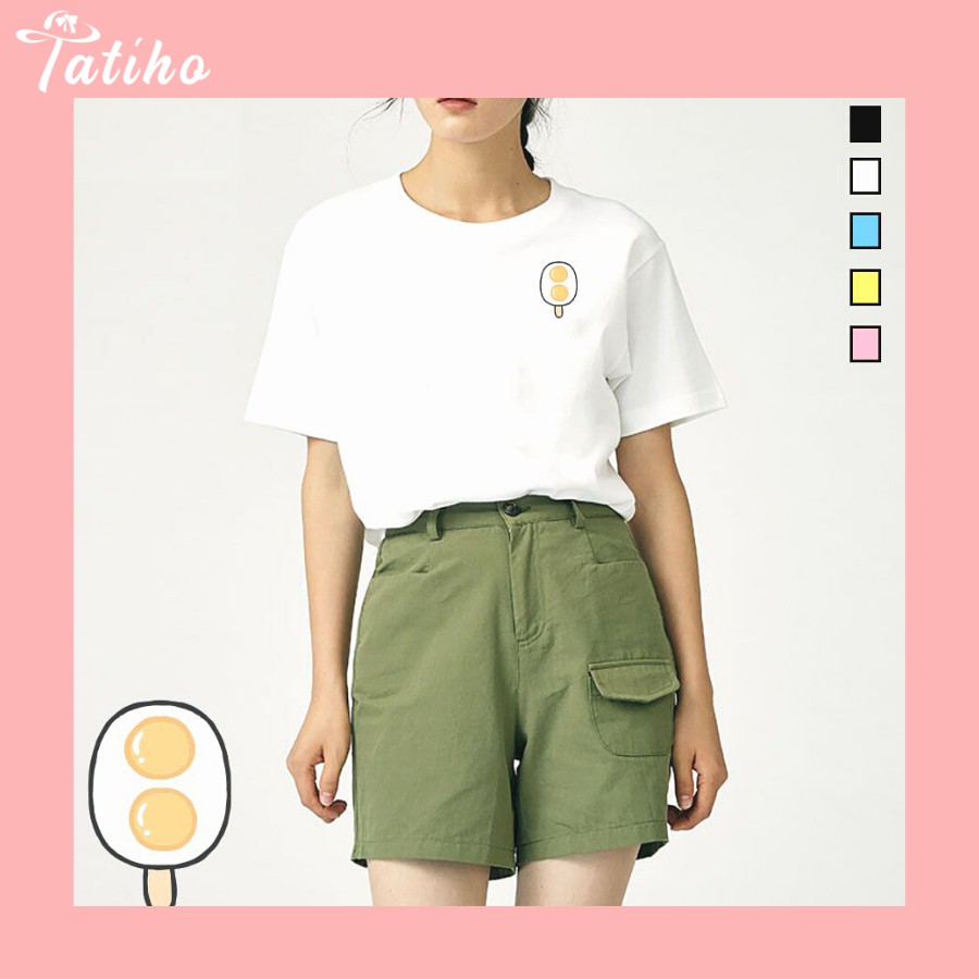 [Hàng Xịn, Gía Tốt] Áo Phông Thun Nữ Unisex Tay Ngắn In Hình Icon Nhiều Màu - Unisex - Cotton - Mã AT012