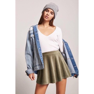 Chân Váy Nhung f21- Hàng Xuất Dư (Có Big Size)