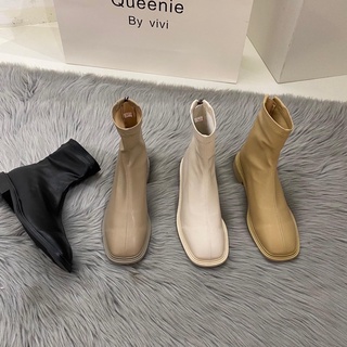 [SẴN] Boot nữ đế thấp phong cách Hàn Quốc (kéo để xem ảnh thật)