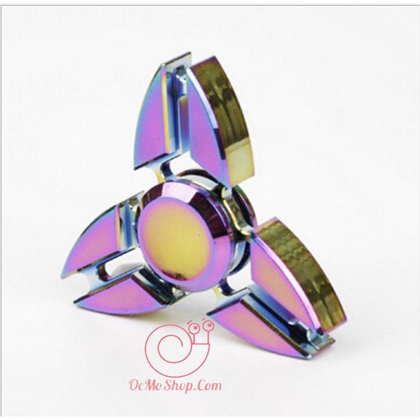 Con quay Finger Spinner 3 cánh phản quang kim loại