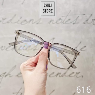 Gọng kính cận thời trang nam nữ Chilistore Kính cận mắt vuông 616