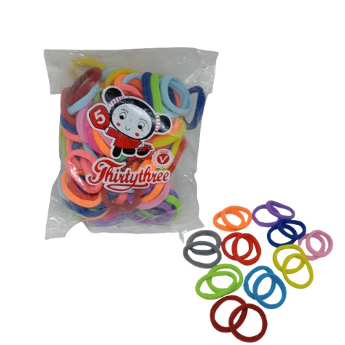 Combo 100 cái(1 bịch) thun cột tóc nhiều màu