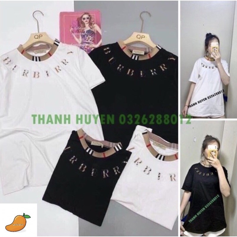 [FREESHIP]Áo phông Burberry thêu viền