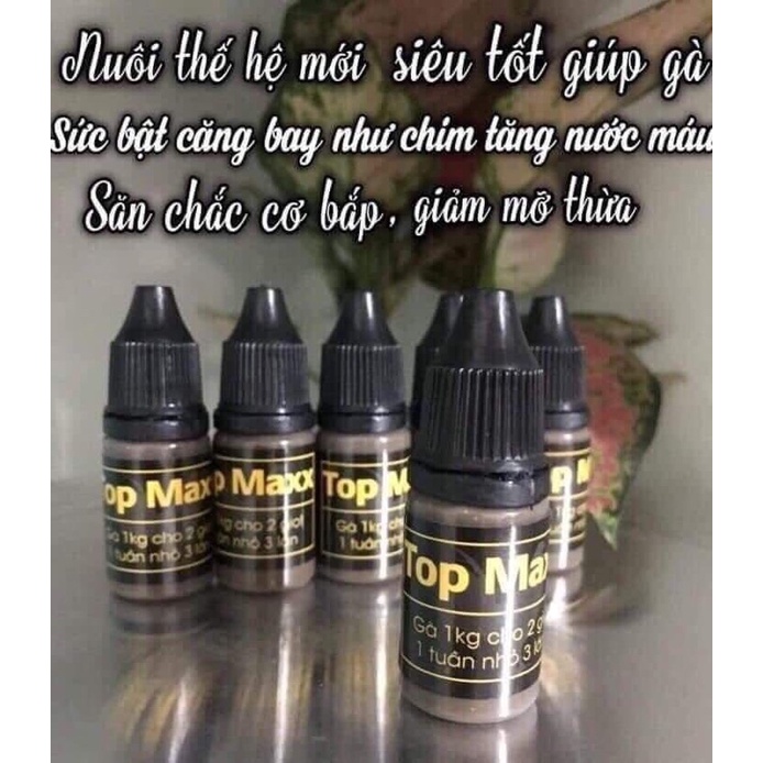 Topmax nuôi thế hệ mới giúp chiến cơ tăng nước máu, hiếu chiến, cự mạnh.