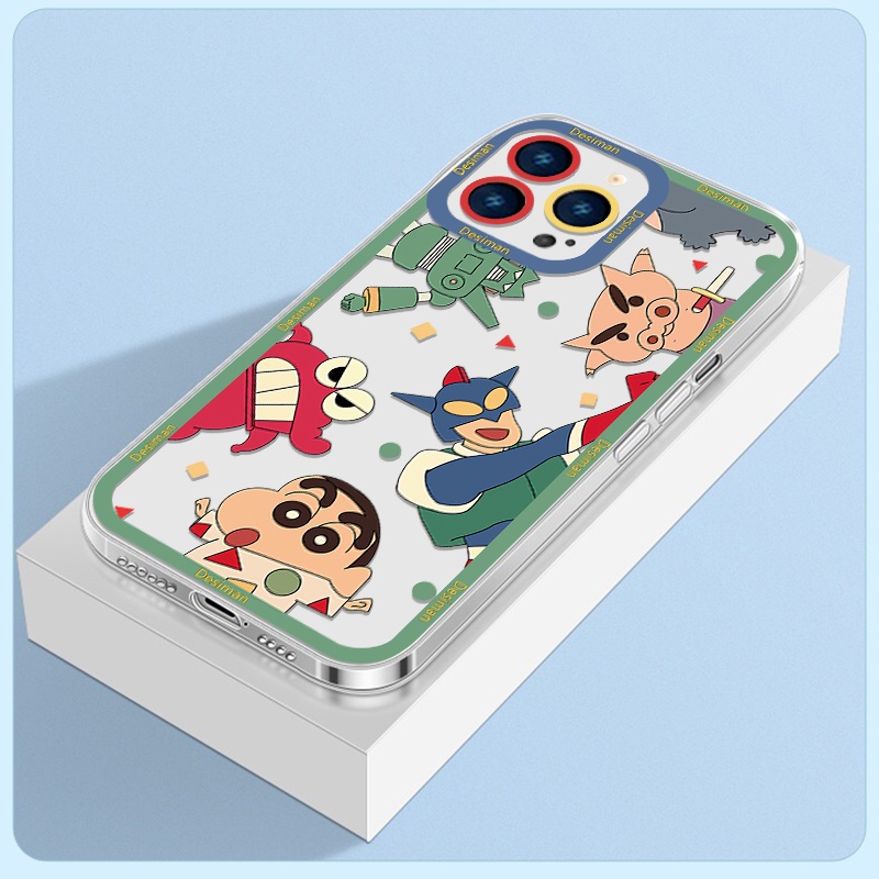 Ốp Điện Thoại Hình Shin-chan Dễ Thương Cho iPhone 14 13 12 11 Pro Max iPhone 7 8 X XR XS Max 6 6s 7 8 Plus SE 2020 2022