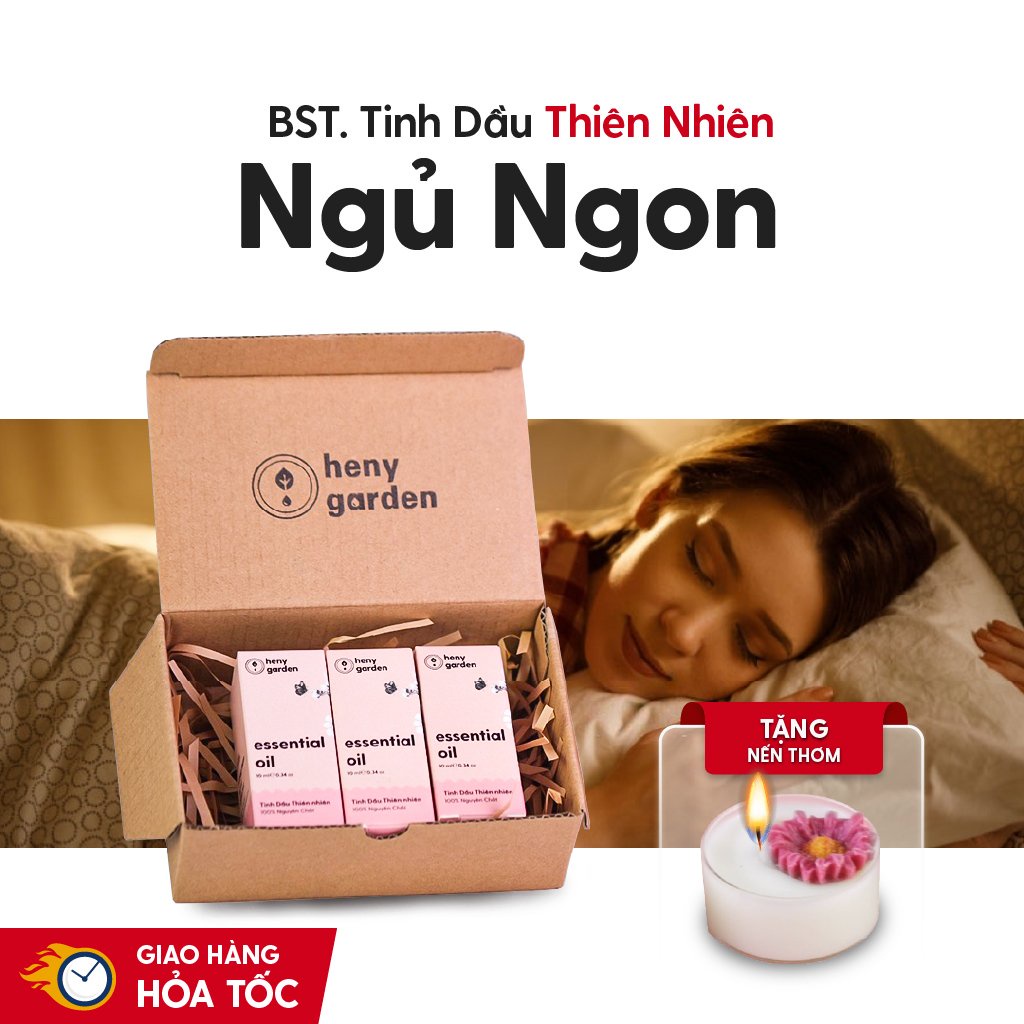 20 MÙI Tinh Dầu Thơm Phòng Ngủ Thiên Nhiên Organic Nguyên Chất Đậm Đặc HENY GARDEN