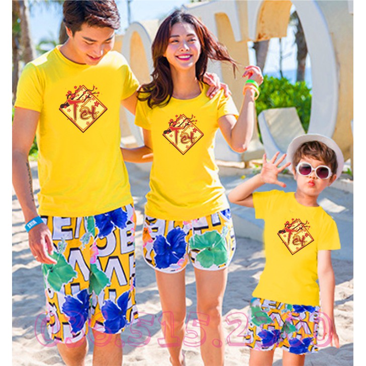 Áo thun in chữ Tết