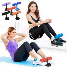 Dụng cụ tập cơ bụng eo gym đồ dùng thể thao tại nhà đa năng có đế hút chân ko trụ chữ t giúp dáng chuẩn eo thon nam nữ