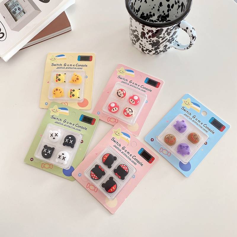 Nắp Đậy Nút Điều Khiển Máy Chơi Game Nintendo switch NS Lite Hình Chiếc Lá Xinh Xắn