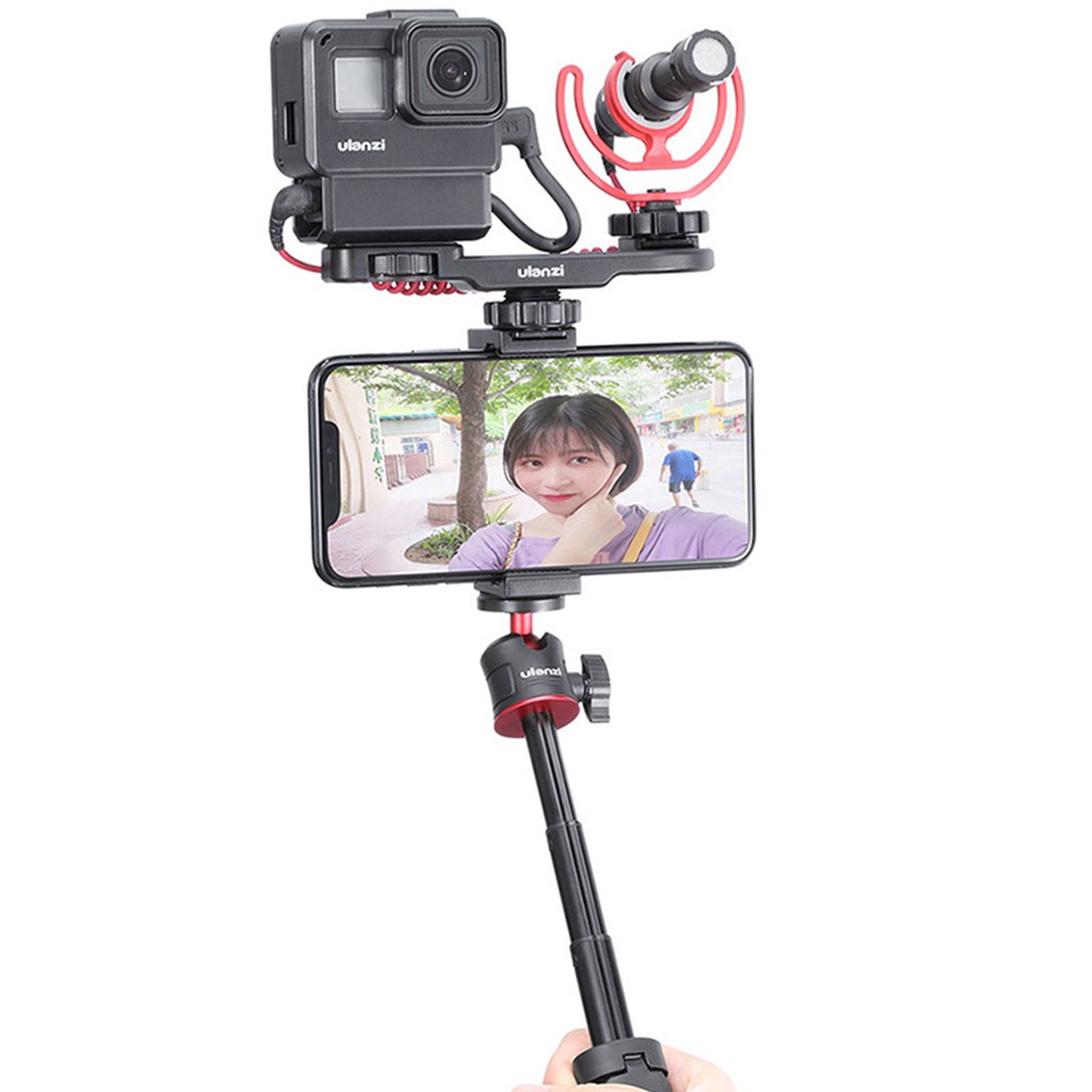 Ngàm Gắn Mic Hel + Ulanzi Pt-8 Cho Điện Thoại / Máy Ảnh Dslr