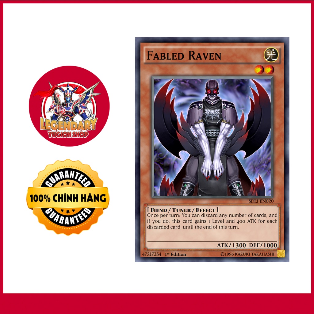 [Thẻ Bài Yugioh Chính Hãng] Fabled Raven