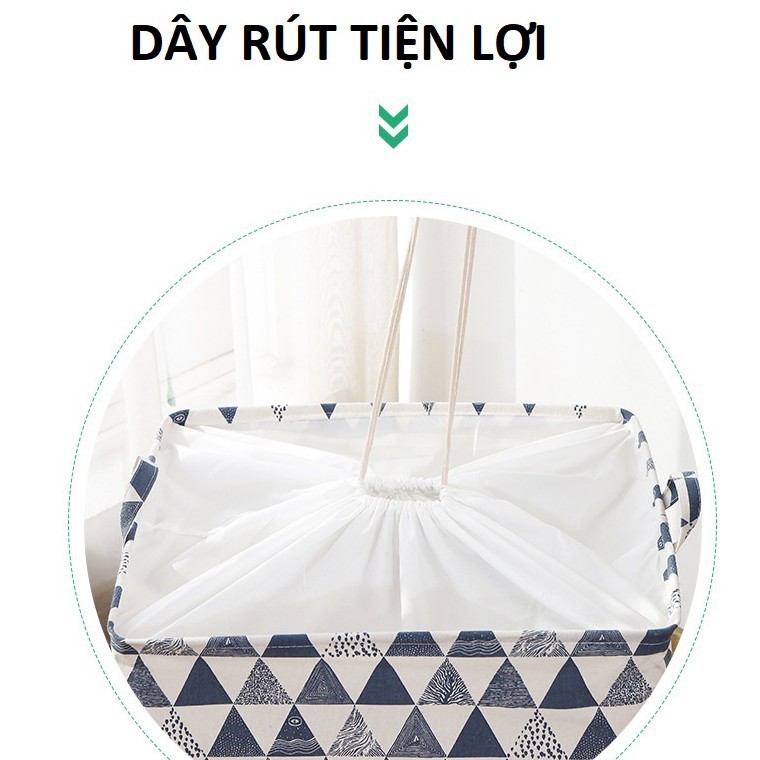 Túi đựng đồ quần áo, chăn màn size to 100 lít đa năng, túi vải đựng đồ tiện lợi FASOLA