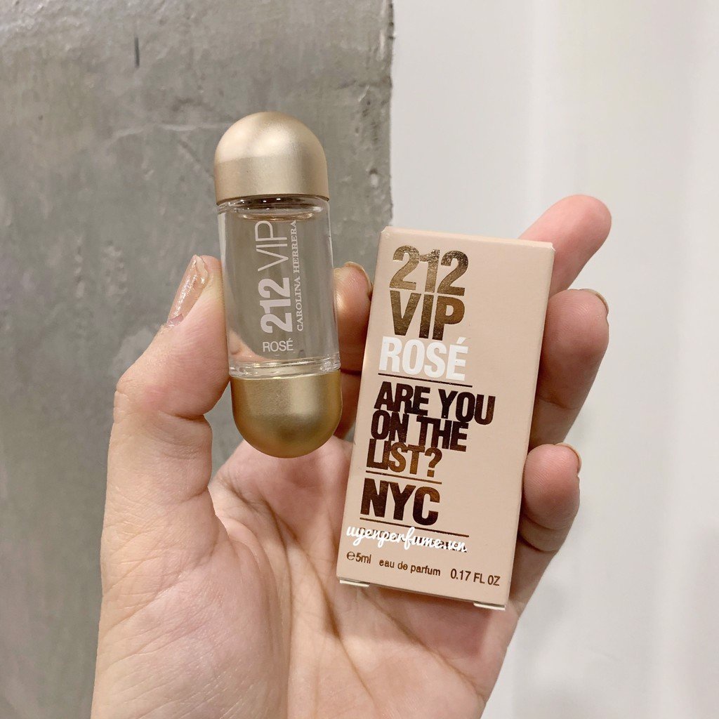 Nước hoa CAROLINE HERRERA 212 VIP Rose - 5ml